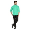 thumbnail image 2 of Bestman Formal Front Button Placket Solid Shirts For Mens Long Sleeve Regular Fit Shirt, 2 of 7