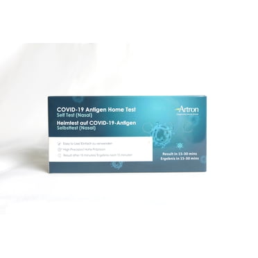 Artron® COVID-19 Rapid Antigen Test (Made in Canada), 5 Tests per Pack