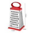 thumbnail image 2 of 9in Grater Small Cheese Grater Stainless Steel Loaf Grater With Handle Efficient Kitchen Tool For Grating Garlic Nutmeg Chocolate Dishwasher Safe Multifunc, 2 of 9