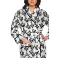 thumbnail image 4 of Moomaya Printed WoMen's Robe Dressing Gown With Pockets Bath Robe Girls, 4 of 6
