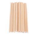 thumbnail image 1 of HLONK 50 Pcs DIY Round Wooden Stick Dowel Craft Sticks Jumbo Paint Stir, 1 of 8