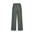 thumbnail image 5 of Pantalons Capri Décontractés pour Femmes Jambe Droite Taille Élastique avec Poches, 5 of 5