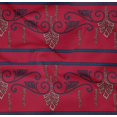 thumbnail image 4 of oneOone Organic Cotton Poplin Twill Fabric Swirl & Floral Block Printed Craft Fabric BTY 42 Inch Wide, 4 of 4