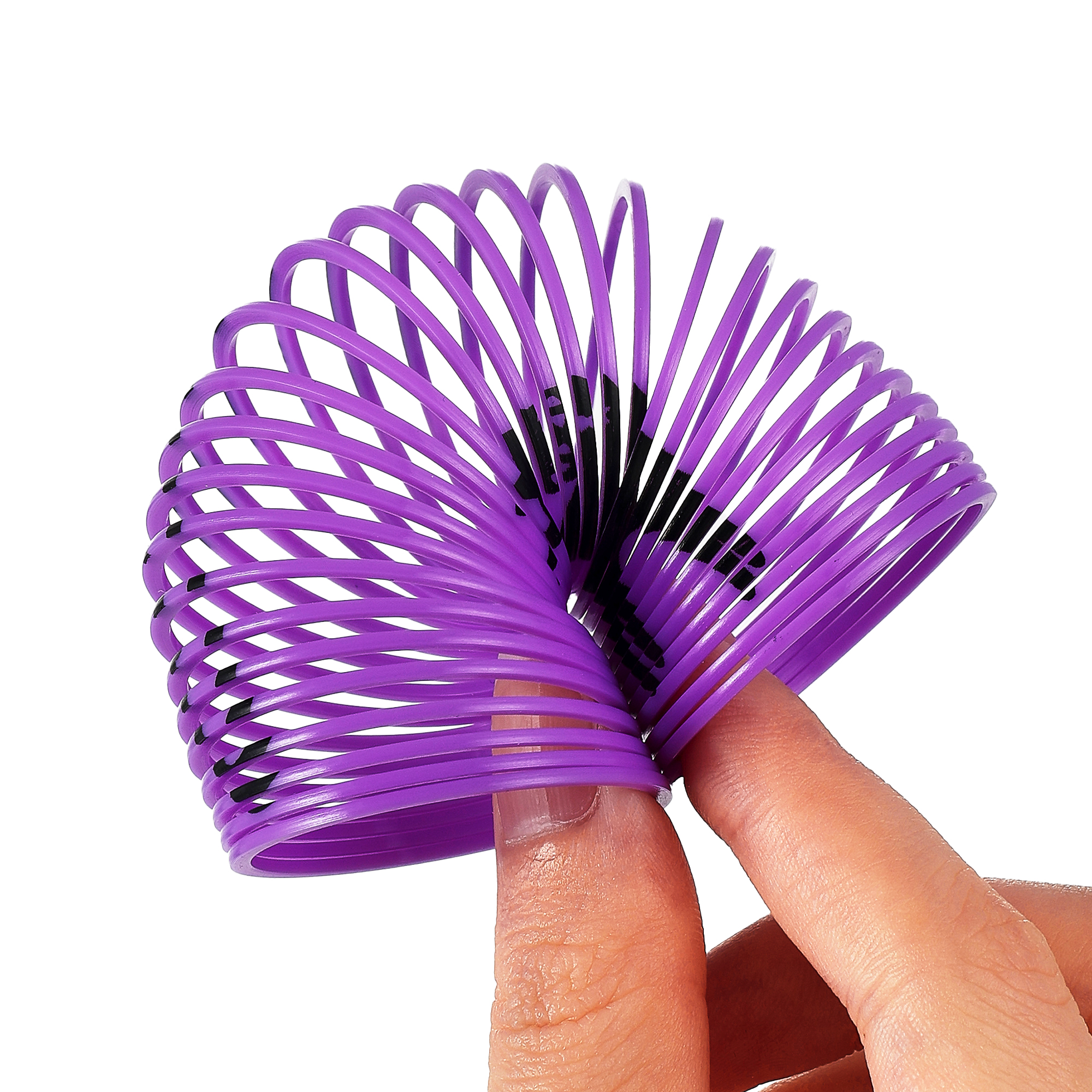Slinkies d’Halloween, 9 pièces, Matériau plastique, Orange, Noir, Vert, Âges 3+, Favors de fête, par Way to Celebrate