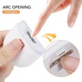 thumbnail image 4 of Mistaha Electric Automatic Nail Clipper with Light & 2 Speeds,Fingernail Cutter and File 2 in, 4 of 7