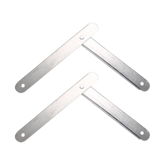 Ruiboury 2x Folding Step Ladder Hinge Attachment Rod Replacement Stepladders Tie Kit White 34cm 2 pcs