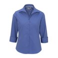 thumbnail image 1 of Edwards Ladies' Lightweight Open Neck Poplin Blouse - 3/4 Sleeve, 1 of 1
