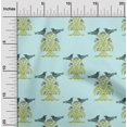thumbnail image 1 of oneOone Polyester Lycra Fabric Bird & Tree Block Decor Fabric Printed BTY 56 Inch Wide, 1 of 4