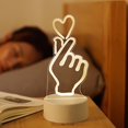 thumbnail image 4 of MesaSe Valenties Day 3D Night Light Creative Novelty LED Decorative Gift Table Lamp, 4 of 10