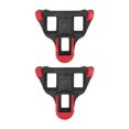 thumbnail image 2 of Bike Self Locking Pedal Cleats Set, 6 Degree Float Self Locking Cycling Pedals Cleat Antislip Comfortable Compact Simple With Screw For Safe Cycling Black Red, 2 of 8