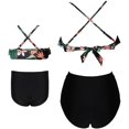 thumbnail image 3 of Girls Swimsuit High Waisted Two Pieces Bikini Set Swimwear Bathing Suits, 3 of 7