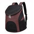 thumbnail image 1 of Carriers Pet Breathable Backpack Shockproof Foldable Cat Travel Carrier with Carry Handle for Pets Cats, 1 of 5