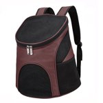 Transporteurs Pet Sac à dos respirant Shockproof pliable Cat Travel Carrier avec poignée de transport pour les chats