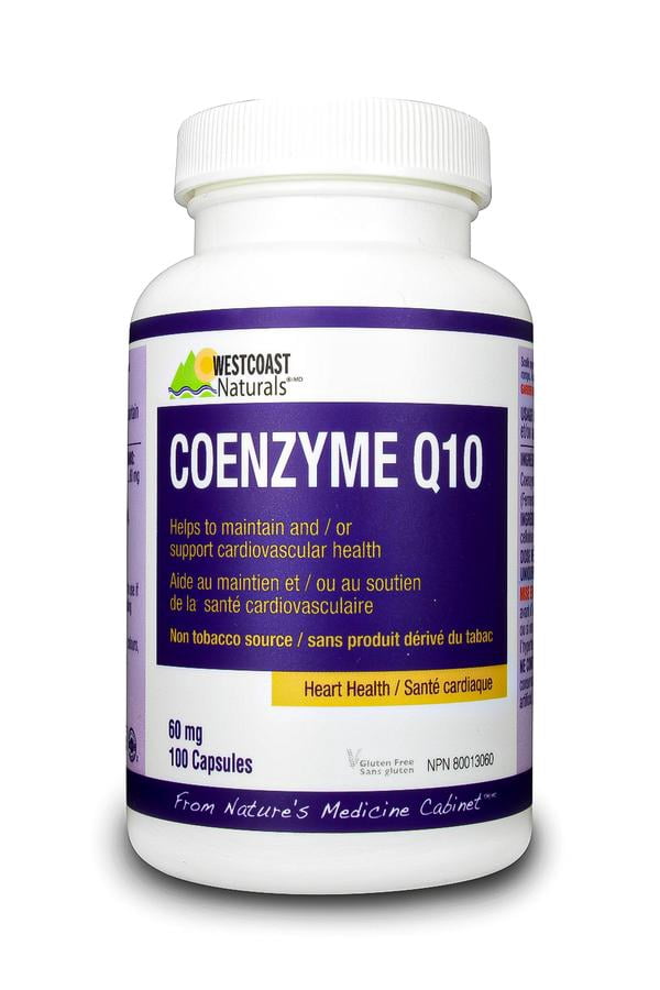 Westcoast Naturals CoEnzyme Q10 to boost cardiovascular stability, 50 Capsules