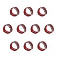 thumbnail image 4 of 10 Pcs Bracelet en Cuir Unisexe avec Strass et Deux Boutons Réglables, 4 of 4