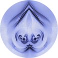 thumbnail image 1 of Ahgly Company Tapis de Zone Rond d'Intérieur Lavable à la Machine, Transitionnel, Bleu Ardoise Clair, 7 Pieds Rond, 1 of 7