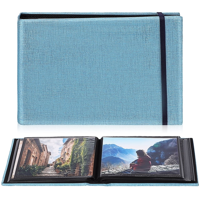 2 Pcs Mini Photo Album for Baby Wedding Birthday Travel Photo Card Holder Small Photo Album