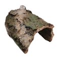 thumbnail image 3 of Wweixi Fish Tank Hideout Hollow Tree Trunk Ornament Creating Shelters For Small Lizards Betta Fish Reptile Hideout Green Style B, 3 of 6