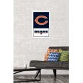 thumbnail image 3 of NFL Chicago Bears - Logo 21 Wall Poster, 22.375" x 34" Framed, 3 of 4