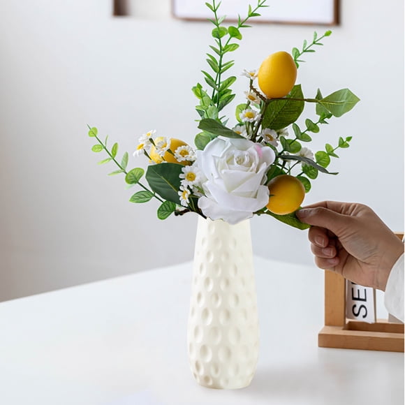 EGNMCR Vase, Vase à Fleurs Vase Européen Décoration Salon Arrangement Floral Table à Manger Style Moderne Maison Meuble Télé Fleurs Séchées Décoration Douce un Vase
