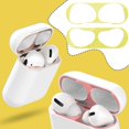 thumbnail image 2 of Metal Dust Guard Sticker Decal Skin Protector For Apple 4 AirPods Z4F6, 2 of 7