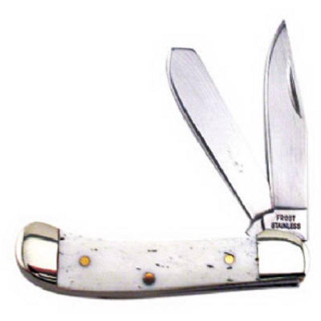 Couteau de Poche Saddlehorn pour Bébé, Châtaigne, 2 Lames - 15-191CBB
