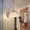 A, variant on Bowayaoa Modern LED Wall Lamp, Adjustable Dressing Light for Bathroom Mirror, Warm Glow Decorative Wall Sconce for Living Room, Bedroom, Corridor, Hallway, Entryway, Stylish Glass Wall Light