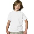 thumbnail image 1 of Hanes T-Shirt Lourd pour Garçon 5,2 oz COMFORTSOFT, s, Blanc, 1 of 2