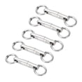 thumbnail image 1 of Connecteur Pivotant Roulant de Pêche 5 Pcs/lot Anneau Roulement en Acier Inoxydable de Type Colonne Émerillons de Pêche Pivotants Connecteur d'Hameçon Accessoires de Pêche, 1 of 8