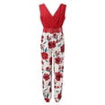 thumbnail image 4 of EQWLJWE Women's Plus Size Sleeveless Pocket Jumpsuit, Solid, Summer, 4 of 4