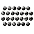 thumbnail image 4 of Maoww 1 Pair Men's Letter Cufflink Wedding Formal Initial Alphabet Stainless Steel Cufflink, Letter L, 4 of 7