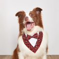 thumbnail image 2 of PinesC Bandana de Noël pour Chien, Costume Formel de Noël à Carreaux Rouges avec Nœud Papillon Réglable pour Chiens Moyens Animaux (m, Noël), 2 of 5