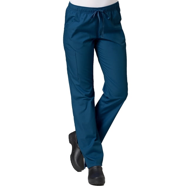 Red Panda Women's Elastic Waistband Cargo Scrub Pant