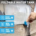 thumbnail image 4 of Water Storage Container With Tap And Handle Water Bottle Leakproof Portable Foldable Transparent Suitable For Camping Hiking Backpacking Outdoor Emergency (20L), 4 of 7