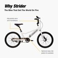 thumbnail image 4 of Strider 20x Sport Balance Bike - White, 4 of 6