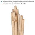 thumbnail image 3 of Unique Bargains 3/16 x 6 Inch Dowel Rods Wood Sticks Unfinished Wooden Dowel Rods Round Dowels Sticks 25 Pcs, 3 of 6