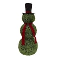 thumbnail image 1 of Boxwood Snowman Christmas Topiary, 32", by Holiday Time, 1 of 6