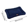 thumbnail image 2 of Indestructible Chew Proof Crate Bed Mat Washable Pet Pad With Hidden Zipper Bottom For Cozy Sleeping, 2 of 4