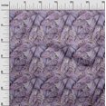 thumbnail image 3 of oneOone Velvet Purple Fabric Tropical Sewing Material Print Fabric By The Yard 58 Inch Wide, 3 of 5