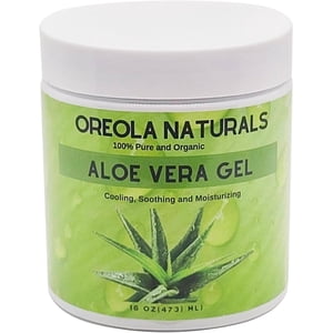 Aloe Vera Gel 16 oz Pure, Soothing, Cooling , Hydrating and Moisturizing for Face, Hair and Skin.
