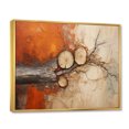 thumbnail image 2 of Designart Tree Redwood framed wall art decor, Tree Redwood framed wall Art, Abstract Redwood Tree composition , Multi-Color Large Traditional Gold framed wall art, 40x30 inches Gold Frame, 2 of 5