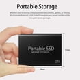 thumbnail image 4 of 2 To Grande Capacité SSD Externe Portable USB 3.0 Type de Disque Dur C-Ordinateur/portable (Noir), 4 of 9