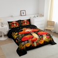 thumbnail image 3 of Erosebridal Magical Fairy Bedding Full Comforter Set, Mushroom Plant Down Comforter, Princess Style Decor, Reversible 3pcs, 3 of 8