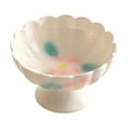 thumbnail image 3 of Sentmoon Decorative Bowl Fruit Holder Ceramic High Legged Fruit Dessert Tray Tea Serving Platter Elegant Home Tableware Display for Snacks Cakes Pastries, 3 of 7