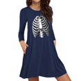 thumbnail image 3 of Women‘s DressesCrewneckCocktail PartyLoose Dress, 3 of 6