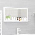 thumbnail image 1 of vidaXL Bathroom Mirror White 80x10.5x37 cm Engineered Wood, 1 of 4