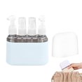 thumbnail image 1 of Mini Shampoo Dispenser, Portable Travel Bottle Set, Leak Proof Containers with Labels,Reusable Travel Bottles for Toiletries,Airplane Accessories for Women Men (Blue), 1 of 6