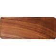 thumbnail image 4 of Large Solid South American Walnut Wood Tray - Eco-Friendly, Multipurpose Serving Platter for Afternoon Tea, Fruits, Coffee & Snacks - Unique Unpatented Design for Home & Café Use, Full Solid Wood, 4 of 5