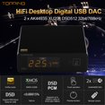 thumbnail image 1 of Topping E30 II HiFi dac amplifier,desktop digital usb dac, as both a DAC and a preamp,Black, 1 of 9