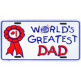 thumbnail image 1 of World's Greatest Dad License Plate, 1 of 2